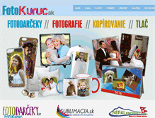 Tablet Screenshot of fotokuruc.sk